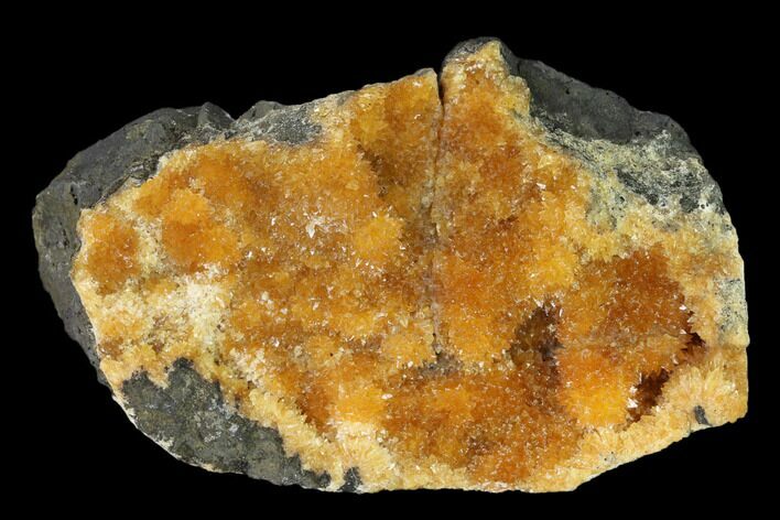 Intense Orange Calcite Crystal Cluster - Poland #148387